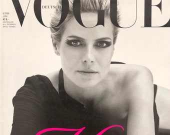 Own a piece of Vogue history -Fashion Magazine Vogue Deutsch German cover Heidi Klum