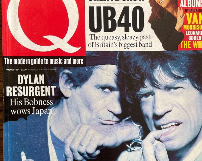 Pre-Owned Vintage rare pop music magazines 2x Q Magazines the 90s, The Stones, .....-Iconic Music History