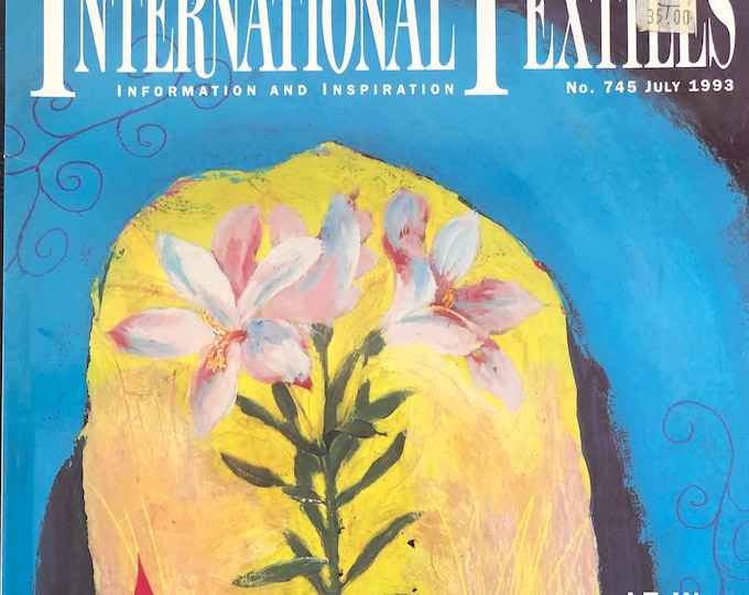 For Women who read fashion -Vintage rare fashion magazine International Textiles 1993