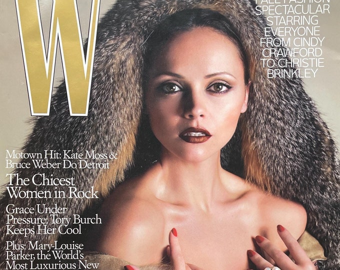 fashion rare collectors W Magazine cover Girls edition! Christina Ricci-High Fashion & Art Photography- Iconic covers - Celebrity Style