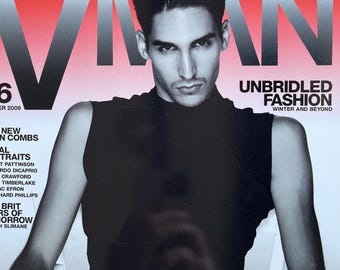 For men who read fashion - rare men fashion magazine V MAN-Iconic Men's Fashion & Style -Collectible Magazine issue