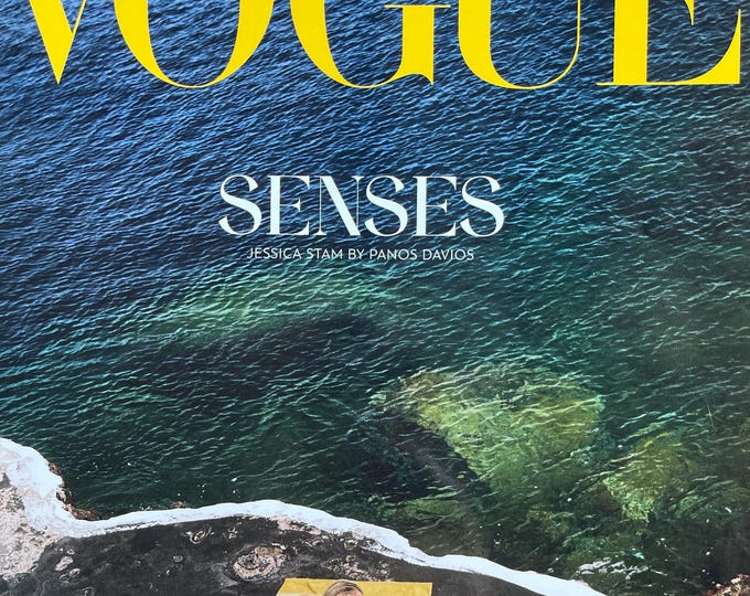 Own a piece of Vogue history -Fashion Magazine Vogue Greece cover Senses -Iconic fashion Style & Photography Fashion Models - Editorials