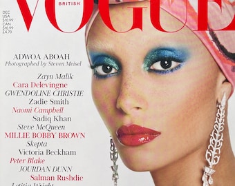 Own a piece of Vogue history -Magazine Vogue UK cover ADWOA ABOAH-Iconic Style Fashion Covers Photography Models & Editorials