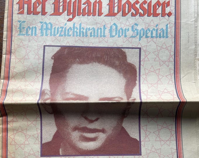 Pre-Owned Vintage rare POP Music magazine/ newspaper 1978 Bob Dylan dossier Netherlands-Iconic Music History