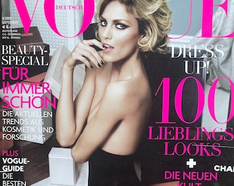 Own a piece of Vogue history -Fashion Magazine VOGUE Deutsch cover Anja Rubik