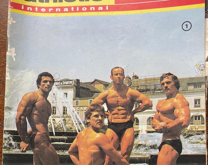 Pre-Owned Vintage rare magazine Athletic 2000 international issue 1 1975-Legendary Athletes- Collectible Back Issue
