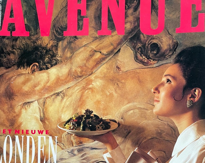 Fashion Culture - Magazine Avenue 1989-Collectible Print Issue Fashion & Lifestyle-Phothograpy Culture