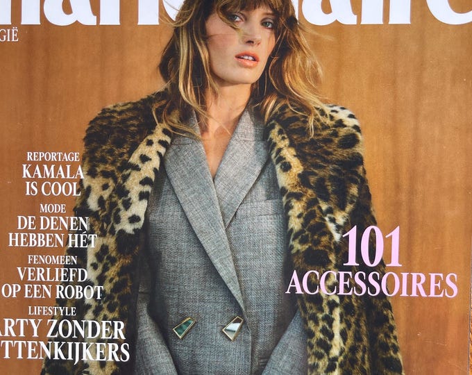 Fashion magazine Belgium Marie Claire cover Fanny Francois-Iconic style & Photography Collectible fashion Culture!