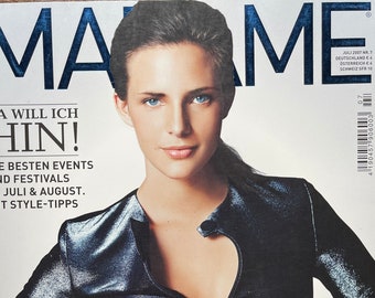 Fashion magazine German MADAME cover girl NAOMI LAAN