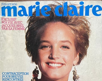 Revue vintage MARIE CLAIRE 1984