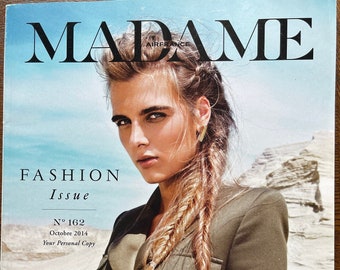 Fashion French magazine MADAME AIRFRANCE fashion issue