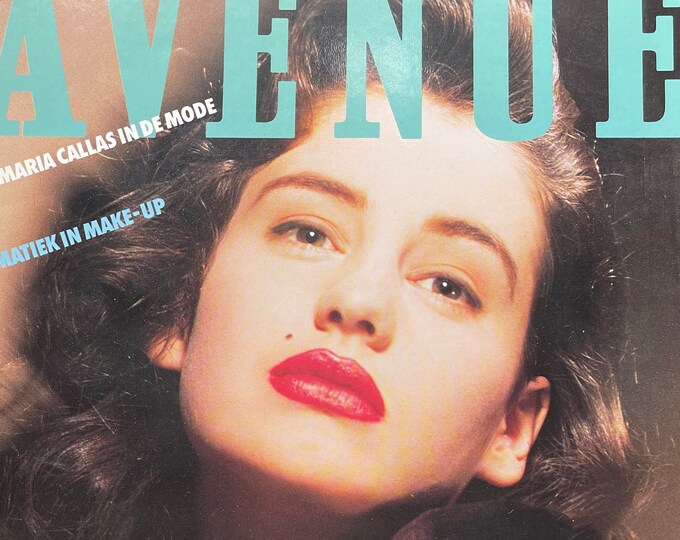 Fashion Culture - Vintage Dutch Fashion Glossy magazine AVENEU October 1986, Vintage advertising.