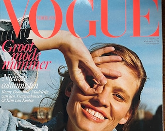 Vogue Fashion Magazine Netherlands Magazine Cover Lara Stone