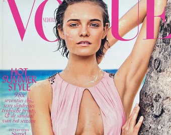 Own a piece of Vogue history -Vogue Netherlands magazine cover Nimue Smit