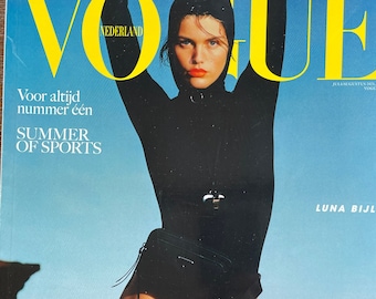 Pre-Owned Fashion magazine Vogue Netherlands magazine cover Luna Bijl-Iconic Covers & Editorials-Fashion Style Photography
