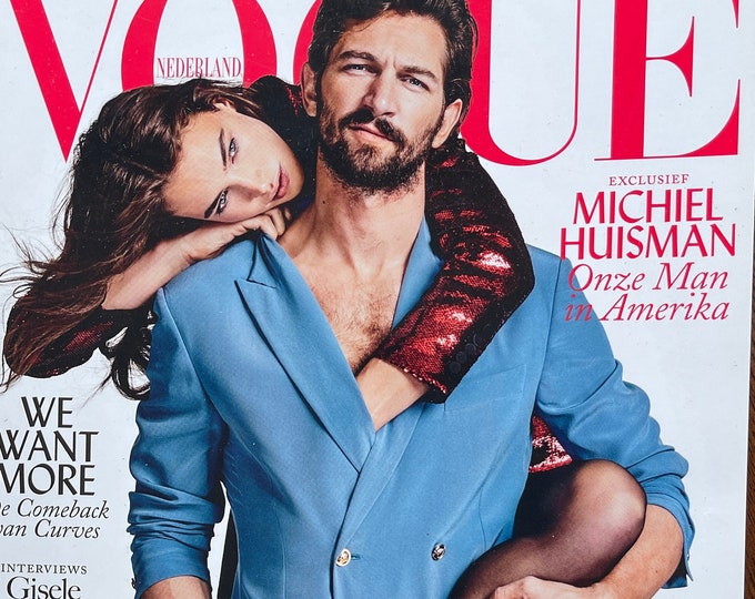 Own a piece of Vogue history -Vogue Netherlands magazine cover Michiel Huisman