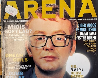 For men who read fashion - Vintage rare fashion magazine ARENA 1998 Chris Evans man of the year!