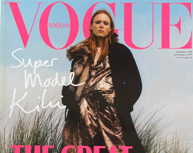 Own a piece of Vogue history -Vogue Netherlands magazine cover Kiki Willems-Iconic Covers & Editorials-Fashion Style Photography