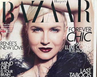 Fashion magazine HARPER'S BAZAAR Renne's new love