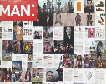 Pre-Owned Vintage Dutch fashion magazine MAN October 2004 Style 100!-Iconic Men's Fashion & Style -Collectible Magazine issue