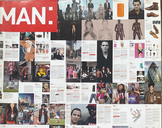 Vintage Dutch  fashion magazine MAN October 2004 Style 100!-Iconic Men's Fashion & Style -Collectible Magazine issue
