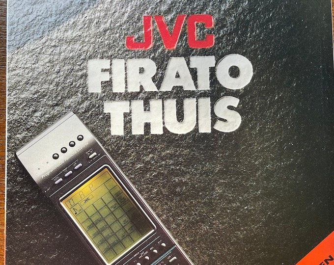 Collectible - Vintage rare JVC brochure the 90s, advertising prospectus!-Vintage Print -Iconic stories, Phorhography Collectible Retro issue