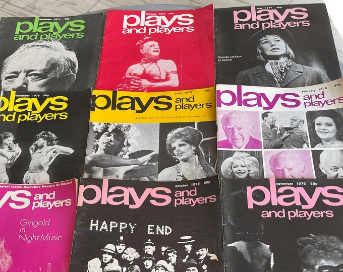 Pre-Owned vintage rare Plays and Players magazines the 70s 9x