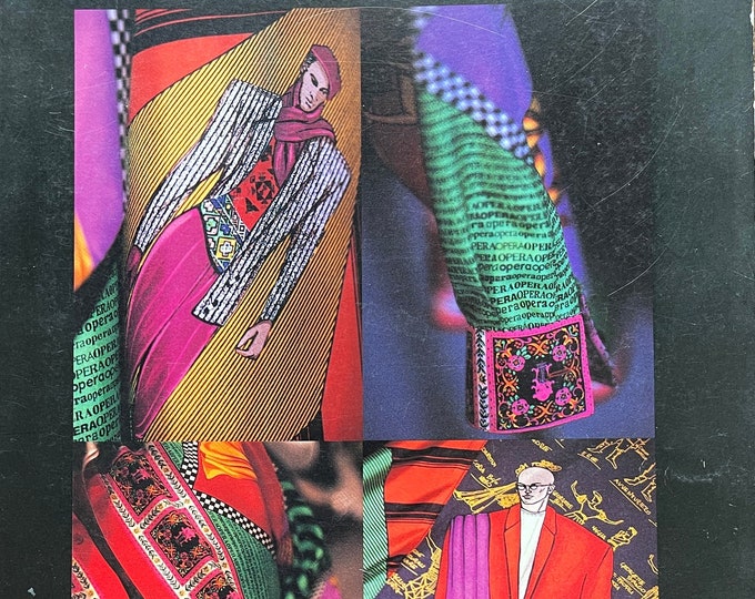 Vintage unique rare fashion magazine  lookbook 1991 Gianni Versace No.20-Iconic style & Photography Collectible fashion Culture!