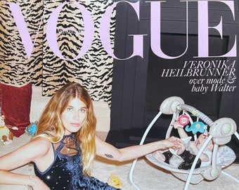 Own a piece of Vogue history -Vogue Netherlands magazine cover Veronika Heilbrunner