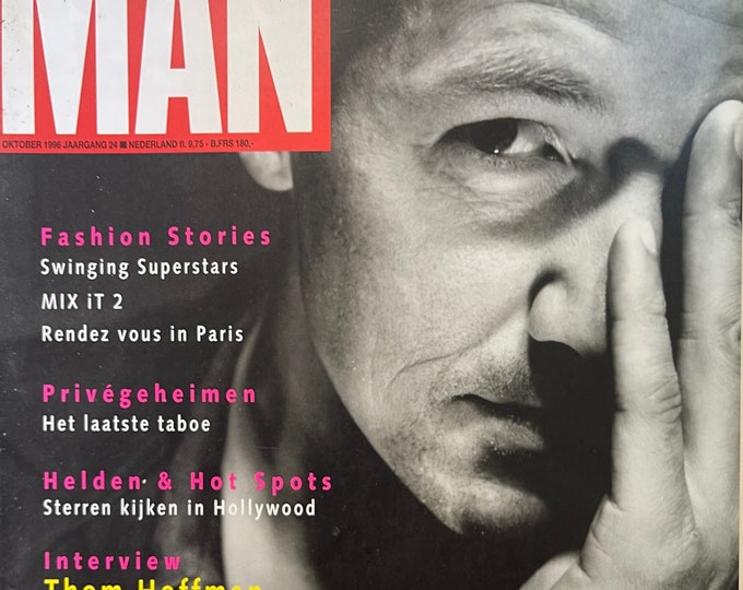 For men who read fashion - Vintage rare Dutch fashion magazine MAN 1996