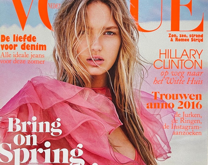 Own a piece of Vogue history -Fashion magazine Vogue Netherlands cover Romee Strijd-Iconic Covers & Editorials-Fashion Style Photography