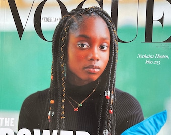 Fashion magazine Vogue Netherlands 2020 cover Nechaira Hooten ,the power of youth!-Iconic Covers & Editorials-Fashion Style Photography
