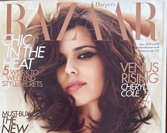 For Women who read fashion -Fashion rare magazine Harper's Bazaar cover Cheryl Cole!