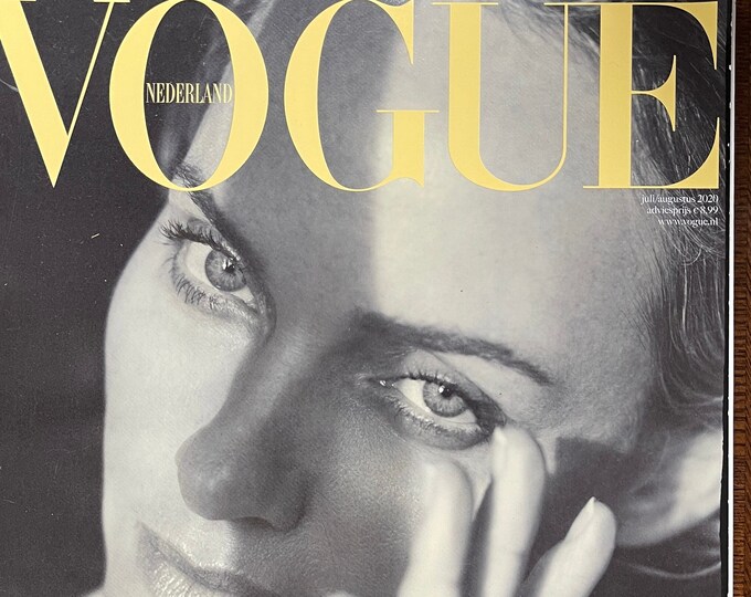 Own a piece of Vogue history -Vogue fashion magazine Netherlands cover Amber Valletta-Iconic Covers & Editorials-Fashion Style Photography