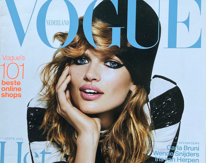 Vogue fashion magazine Netherlands magazine cover Bette Franke-Iconic Covers & Editorials-Fashion Style Photography