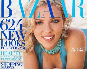 Fashion magazine Harper's Bazaar cover Scarlett Johansson!