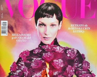 Own a piece of Vogue history -Fashion magazine Vogue Espana cover Bella Hadid-Iconic fashion Style & Photography Fashion Models - Editorials