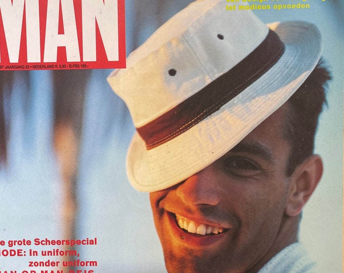 For men who read fashion - Vintage rare Dutch fashion magazine MAN 1997, Men will be boys!