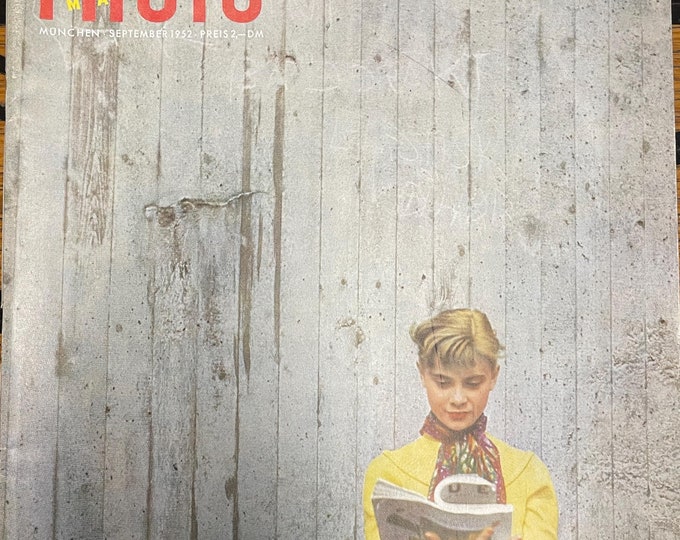 Pre-Owned Vintage rare Photo Magazine from 1952 - A Treasure for Photography Enthusiast!-Visual Culture & Photo Art Inspiring Images Stories