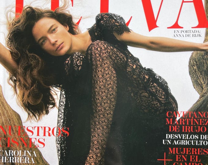 For Women who read fashion -Fashion magazine Spain Fashion TELVA Spain-Iconic style & Photography Collectible fashion Culture!
