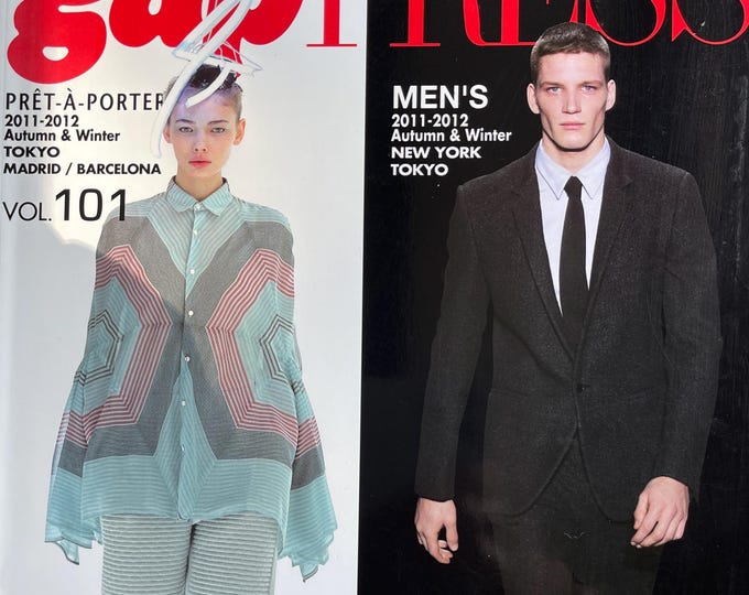 Runway-focused Fashion magazine Gap Press magazine Pret a Porter Tokyo- Madrid-Barcelona- collections reports!