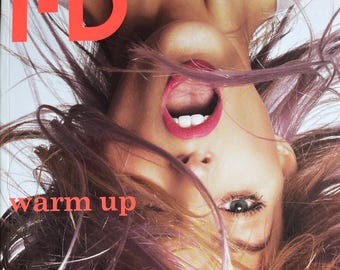 Collect it - Unique rare Magazine i-D Anja Rubik cover -Youth Culture & Fashion- Iconic Style Photography- Collectible Magazine
