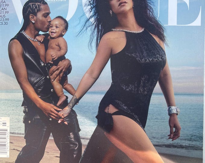 Own a piece of Vogue history -Magazine Vogue British cover Rihanna Reborn -Iconic Style Fashion Covers Photography Models & Editorials