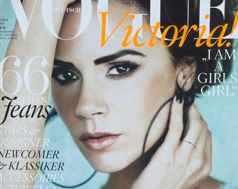 Own a piece of Vogue history -Fashion Magazine VOGUE Deutsch cover Victoria Beckham