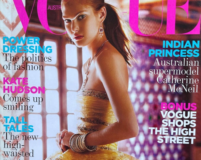 Own a piece of Vogue history -Fashion magazine Vogue Australia Kate Hudson -Iconic fashion Style & Photography Fashion Models - Editorials