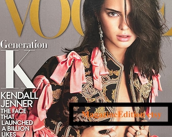 Magazine Vogue Generation K cover Kendall Jenner