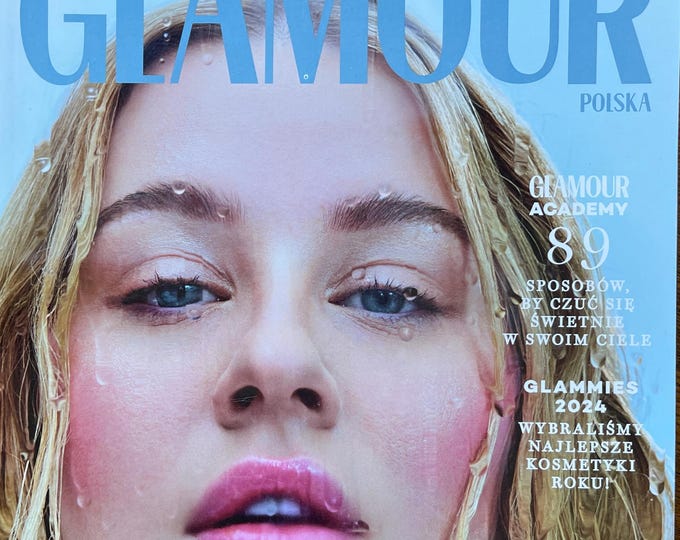 For Women who read fashion -Fashion magazine GLAMOUR Poland cover Angelika Trochonowicz