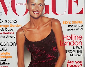 Own a piece of Vogue history -Fashion magazine Vogue Australia 1998 All Star issue -Iconic fashion Style & Photography Fashion Models