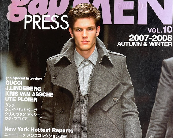 Runway-focused Fashion magazine Gap Press MEN  collections reports Paris & Milan-Japanese titles - English - Globel style inspiration