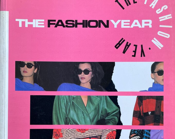 For Women who read fashion -THE FASHION YEAR book volume two 80s-Iconic style & Photography Collectible fashion Culture!